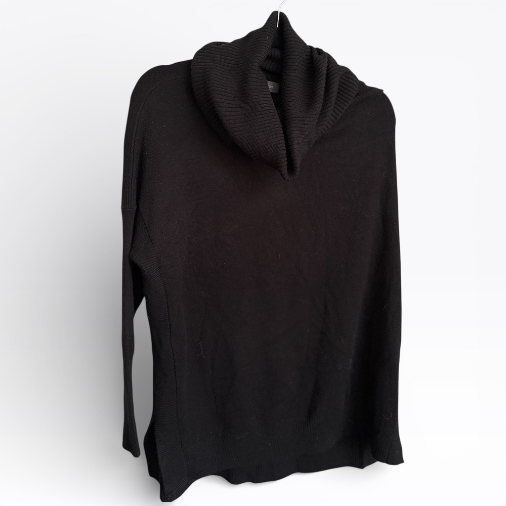 French‎ Connection Black Cowl Neck Long Sleeve Sweater Size M